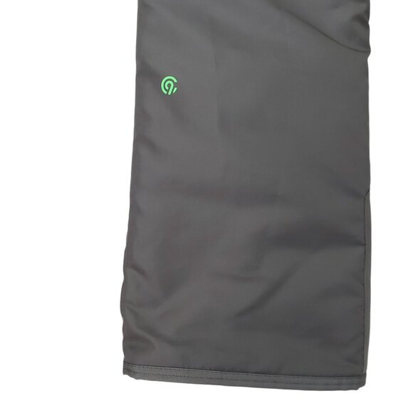 Champion Snow Bibs Kids Small 6-7 Gray Front Zip Insulated Warm Winter Outdoor - Picture 8 of 12